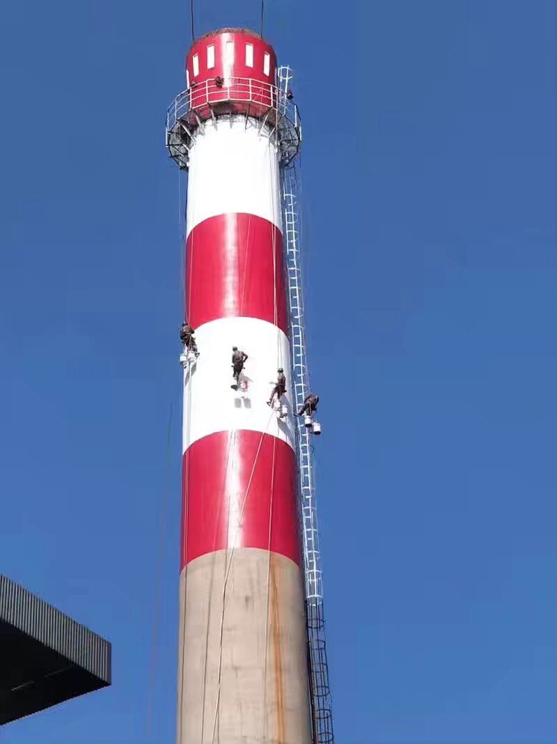  煙囪刷航標技術措施及施工要求