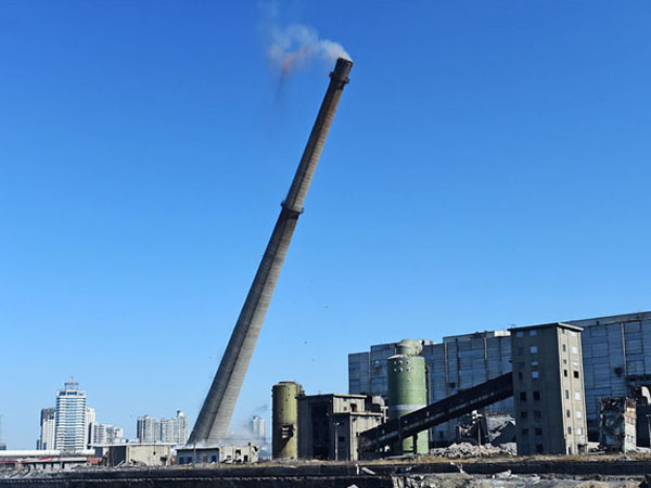 水泥煙囪拆除