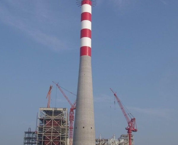 煙囪防腐施工漏點難題怎么解決？