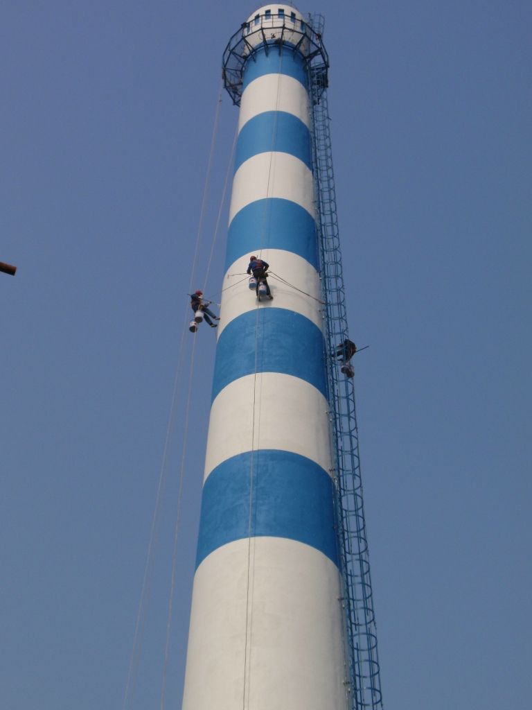 煙囪防腐滲漏原因分析