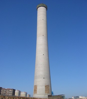 煙囪防腐施工后變色應(yīng)該怎么處理？