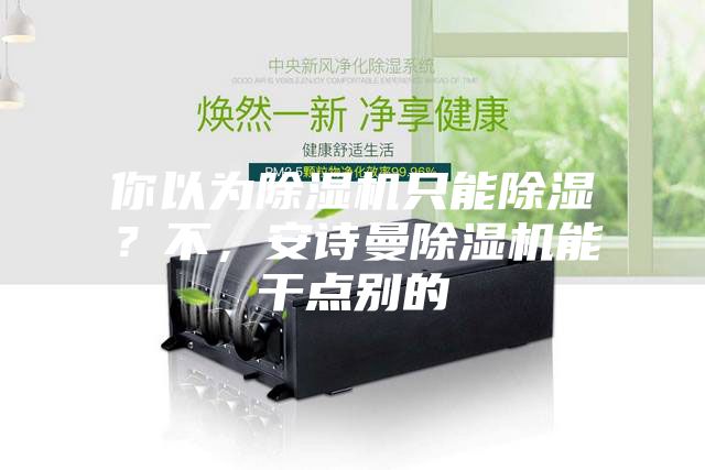 你以為除濕機只能除濕？不，安詩曼除濕機能干點別的