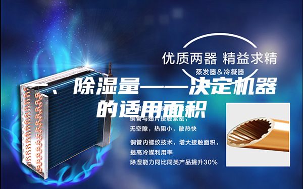 一、除濕量——決定機器的適用面積