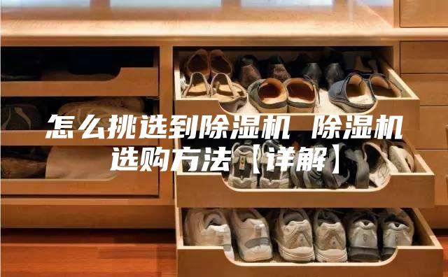 怎么挑選到除濕機 除濕機選購方法【詳解】