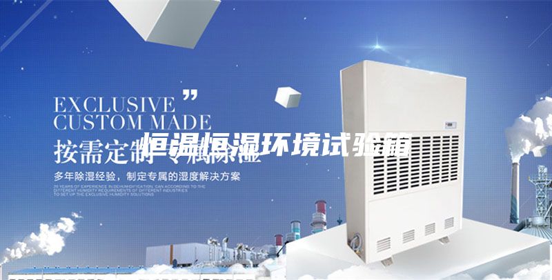 恒溫恒濕環(huán)境試驗箱