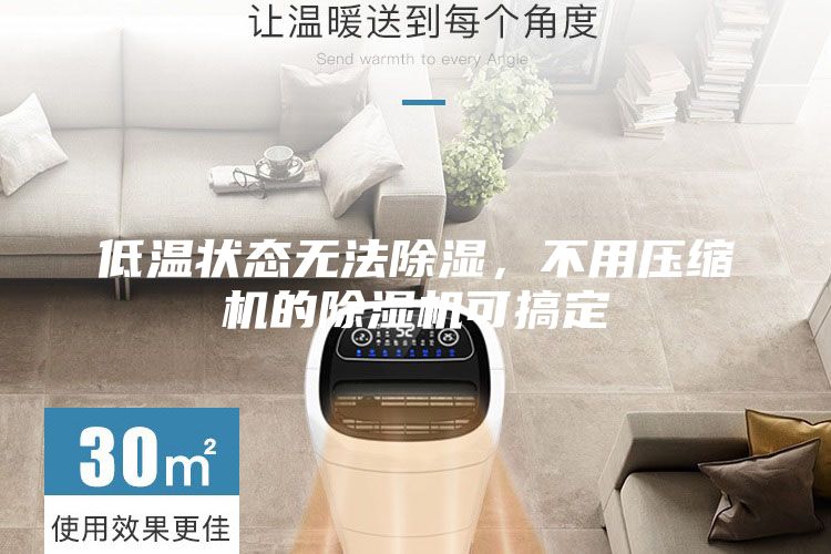 低溫狀態無法除濕,不用壓縮機的除濕機可搞定