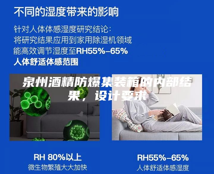 泉州酒精防爆集裝箱的內部結果,設計要求