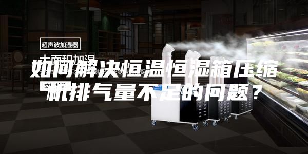 如何解決恒溫恒濕箱壓縮機(jī)排氣量不足的問題?
