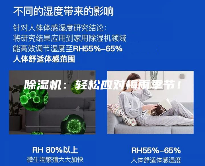 除濕機：輕松應對梅雨季節！